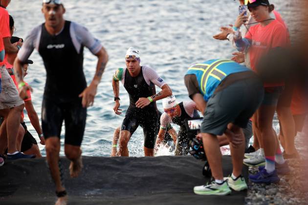 Ironman 70.3 masculin PHOTOPQR NICE MATIN Dylan Meiffret ; Nice ; 13 09 2026 ; Ironman 70.3 masculin, départ natation et, sortie d eau. Vélo départ Nice; September 13, 2026; Men s Ironman 70.3: swim start and swim exit; bike start. Nice France  Copyright: xPHOTOPQR NICExMATIN MAXPPPxDylanxMeiffretx 20260913NIM1621 20260913NIM1621