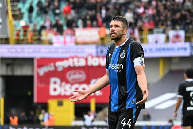 Club s Brandon Mechele is pictured during a soccer match between Club Brugge and Royal Antwerp FC, Sunday 13 September 2026 in Brugge, on day 6 of the 2026-2027 Jupiler Pro League first division of the Belgian championship. MAARTENxSTRAETEMANS x186204141x