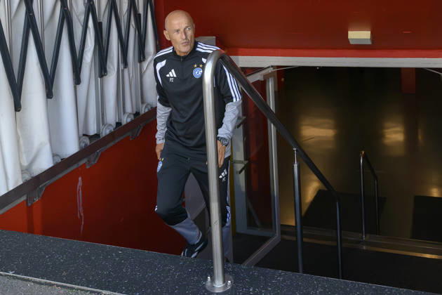 Trainer Peter Zeidler, GC, FC Thun - Grasshopper Club Zürich, Super League, Fussball, 10.09.2026