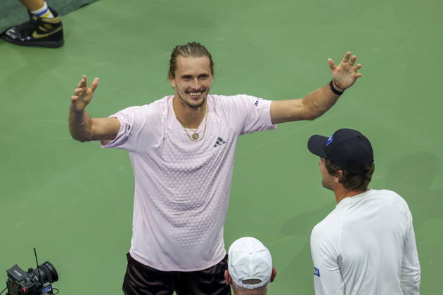 US Open tennis tournament - Day 15 Alexander Zverev of Germany celebrates after winning against Ben Shelton of the US during the Men s Singles Final of the US Open Tennis Championships in Flushing Meadows, New York, USA, 13 September 2026. FLUSHING MEADOWS NEW YORK United States Copyright: xBRIANxHIRSCHFELDx