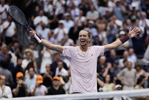 Alexander Zverev jubelt nach dem Sieg, Jubel, Freude, Emotion, Endspiel, Final, US Open Championships, Billie Jean King National Tennis Center, Flushing Meadows, New York, USA . Copyright: xJuergenxHasenkopfx