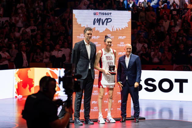 Breanna Stewart (USA, 10) MVP, Spielerin des Tuniers, Most Valuable Player, GER, USA vs. Frankreich, Basketball, FIBA Women s World Cup 2026, Finale, 13.09.2026 GER, USA vs. Frankreich, Basketball, FIBA Women s World Cup 2026, Finale, 13.09.2026 Berlin Copyright: xEibner-Pressefoto MaxxVincenx EP_MVN