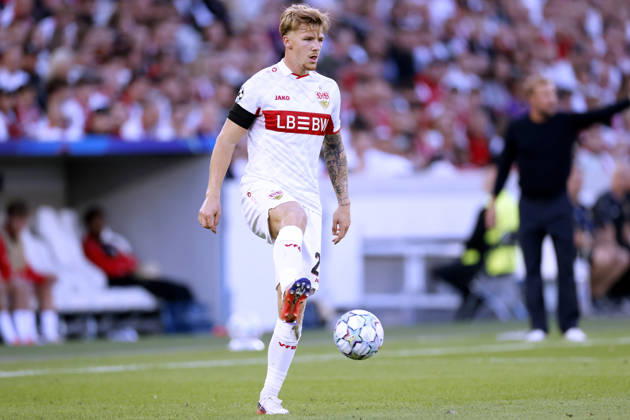 JELTSCH Finn Team VfB Stuttgart UEFA Champions League Saison 2026 - 2027 Spiel VfB Stuttgart - Viking FK am 09.09.2026 in Stuttgart DFL REGULATIONS PROHIBIT ANY USE OF PHOTOGRAPHS as IMAGE SEQUENCES and or QUASI-VIDEO Copyright: xLacixPerenyix