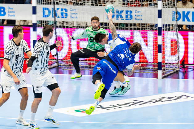 18.09.2026, GER, Handball, Maenner, Saison 26 27, Opel 1.Bl, 5.Spieltag, ThSV Eisenach - THW Kiel Elias Scholtes (ThSV Eisenach, 4) 99817 Eisenach Werner-Assmann-Halle Am Sportpark Thueringen Deutschland