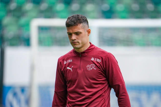 Granit Xhaka, Schweizer Fussballspieler, Nationalspieler, Captain der Schweizer Nationalmannschaft und Spieler des AFC Sunderland. Porträt, Archivfoto, Fussball, Schweiz, Nati, Nationalmannschaft, Nationalmannschaftskapitän, Rekordnationalspieler Copyright: xJOERANxSTEINSIEKx