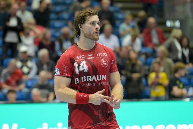 Johannes Golla (MT Melsungen 14) , GER, MT Melsungen - Rhein-Neckar Loewen, Handball, DHB Pokal, 2. Runde, Saison 2026 2027, 22.09.2026, GER, MT Melsungen - Rhein-Neckar Loewen, Handball, DHB Pokal, 2. Runde, Saison 2026 2027, 22.09.2026 Kassel Copyright: xEibner-Pressefotox xRolandxSippelx EP_RSL