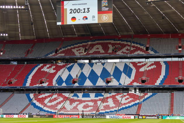 Fussball: UEFA Nations League 2026 - 2027, 3. Spieltag - Deutschland vs Serbien - Allianz-Arena (München) : Tribüne Copyright: xMichellexLukax
