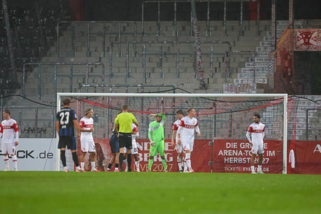 Dennis Seimen (VfB Stuttgart, 41) GER, VfB Stuttgart vs. SpVgg Greuther Fuerth, Fussball, Freundschaftsspiele - Herren, Spielzeit 2026 2027, 01.10.2026 GER, VfB Stuttgart vs. SpVgg Greuther Fuerth, Fussball, Freundschaftsspiele - Herren, Spielzeit 2026 2027, 01.10.2026 Aspach Copyright: xEibner-Pressefoto SoerenxHerwegx EP_SHG