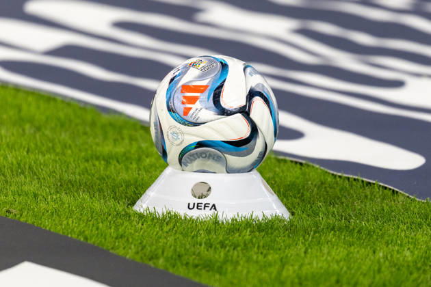 Fussball: UEFA Nations League 2026 - 2027, 3. Spieltag - Deutschland vs Serbien - Allianz-Arena (München) : Spielball Copyright: xMichellexLukax