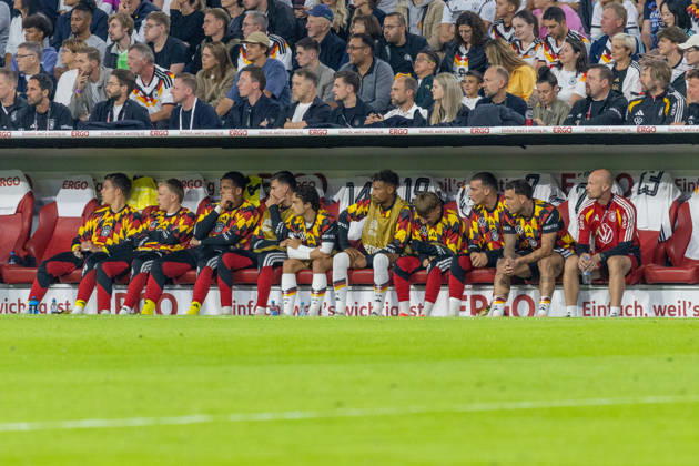 Fussball: UEFA Nations League 2026 - 2027, 3. Spieltag - Deutschland vs Serbien - Allianz-Arena (München) : Auswechselbank Copyright: xMichellexLukax