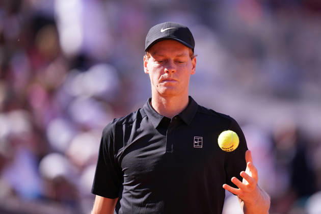 Jannik Sinner (ITA) during the match between Jannik Sinner (ITA) vs Alexei Papyrin (AUS) at the Italian Open in Rome, Monday, May 11, 2026. (Alfredo Falcone LaPresse)  Copyright: xAlfredoxFalcone LaPressex