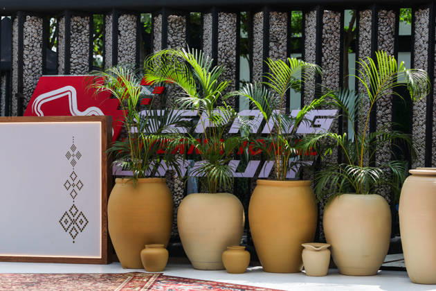 F1 - BAHRAIN GRAND PRIX IN MALAYSIA 2026 plants hiding the Sepang International Circuit branding in the paddock during the 2026 Formula 1 Bahrain Grand Prix in Malaysia, 16th round of the 2026 Formula One World Championship, WM, Weltmeisterschaft from October 2 to 4, 2026 on the Sepang International Circuit, in Sepang, Malaysia - SepangMalaysia  Copyright: xANTONINxVINCENTx