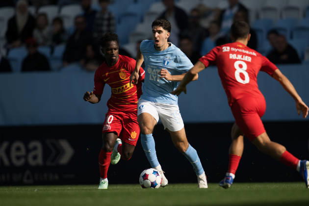 261003 And Mayckel Lahdo of Malmö FF during the Friendly match between Malmö FF and FC Nordsjälland on October 3, 2026 in Malmö. Photo: Avdo Bilkanovic BILDBYRAN COP 115 AB0391 fotboll football soccer fotball träningsmatch friendly match malmö ff fc nordsjälland bbeng fotboll football soccer fotball träningsmatch friendly match malmö ff fc nordsjälland bbeng Copyright: AVDOxBILKANOVIC BB261003AB006
