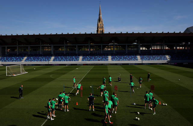 Republic of Ireland Squad Training, TSC Arena, BaÄka Topola, Serbia 3 10 2026 A view of Ireland training in TSC Arena, BaÄka Topola A view of Ireland training in TSC Arena 3 10 2026  Copyright: xx RB3_8730
