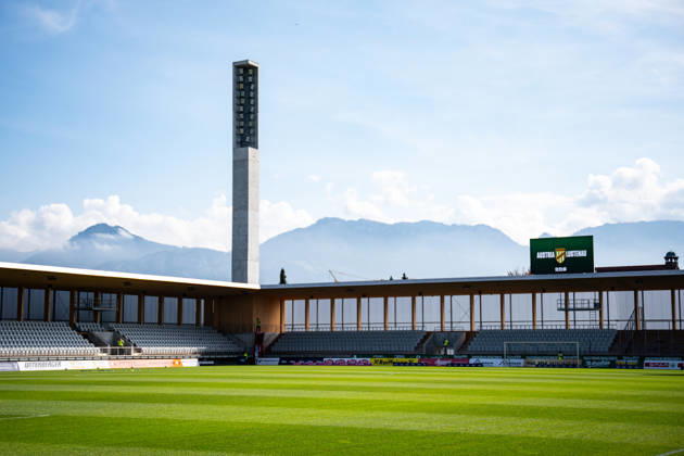 03.10.2026, Fussball, Saison 2026 2027, Testspiel, SC Austria Lustenau - FC Schalke 04, Übersicht Sun Minimeal Arena, xRHR-FOTO YYx Copyright: KROEGER RHR-FOTOx RHR-FOTO YY
