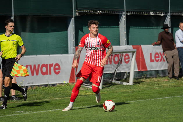 03.10.2026, xjyhynx, Fussball Testspiel, SC Freiburg - FC Luzern, v.l. Lukas Kübler (17, SC Freiburg) Freiburg