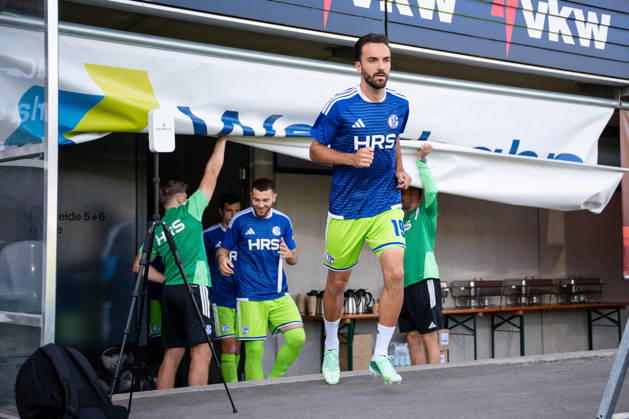 03.10.2026, Fussball, Saison 2026 2027, Testspiel, SC Austria Lustenau - FC Schalke 04, Kenan Karaman (FC Schalke 04) xRHR-FOTO YYx Copyright: KROEGER RHR-FOTOx RHR-FOTO YY