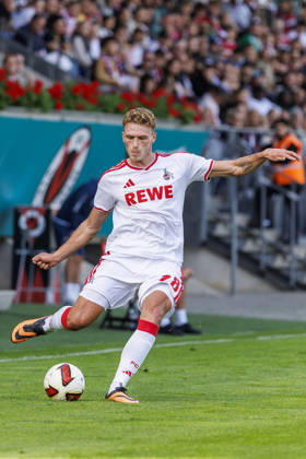 KOELN, GERMANY - OCTOBER 3, 2026: Sebastian Sebulonsen (1. FC Köln, 28) during the friendly match between FC Viktoria Köln vs. 1. FC Köln at the Sportpark Hoehenberg on October 3, 2026 in Koeln, Germany. DFL REGULATIONS PROHIBIT ANY USE OF PHOTOGRAPHS AS IMAGE SEQUENCES AND OR QUASI-VIDEO. Nordrhein-Westfalen Germany Copyright: xLeahxKohringx