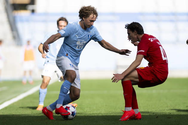 261003 Anton Höög of Malmö FF during the Friendly match between Malmö FF and FC Nordsjälland on October 3, 2026 in Malmö. Photo: Avdo Bilkanovic BILDBYRAN COP 115 AB0391 fotboll football soccer fotball träningsmatch friendly match malmö ff fc nordsjälland bbeng Copyright: AVDOxBILKANOVIC BB261003AB052