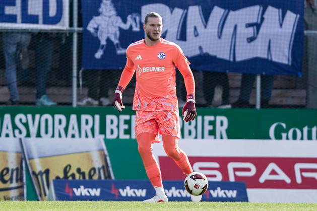 Fussball: Österreich: Testspiel 2025 2026 - 03.10.2026 - SC Austria Lustenau vs. FC Schalke 04 - SUN MINIMEAL Arena (Lustenau, Österreich); Loris Karius (Schalke 04) Copyright: xLUKAxKOLANOVICx