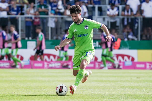 Fussball: Österreich: Testspiel 2025 2026 - 03.10.2026 - SC Austria Lustenau vs. FC Schalke 04 - SUN MINIMEAL Arena (Lustenau, Österreich); Adrian Gantenbein (Schalke 04) Copyright: xLUKAxKOLANOVICx
