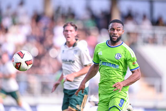 03.10.2026, Fussball, Saison 2026 2027, Testspiel, SC Austria Lustenau - FC Schalke 04, Moussa Sylla (FC Schalke 04) xRHR-FOTO YYx Copyright: KROEGER RHR-FOTOx RHR-FOTO YY