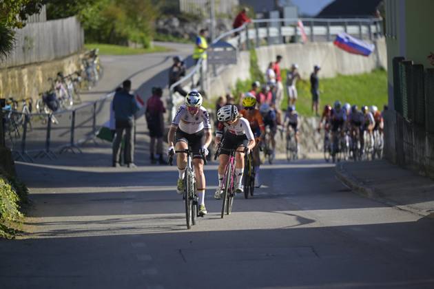 UEC 2026 Road European Championships Ljubljana 03 10 2026 LJUBLJANA, SLOVENIA - OCTOBER 03 : during the Women Elite cycling road race of the 2026 UEC Road European Championships Ljubljana. An UCI Continental Championships cycling race of 130 km with start in Ljubljana and finish in Sencur on October 3, 2026 in Ljubljana, Slovenia, 03 10 2026 Ljubljana Slovenia  Copyright: xIvanxBenedettox