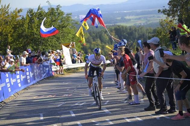 UEC 2026 Road European Championships Ljubljana 03 10 2026 LJUBLJANA, SLOVENIA - OCTOBER 03 : Vollering Demi (NED) of FDJ United - SUEZduring the Women Elite cycling road race of the 2026 UEC Road European Championships Ljubljana. An UCI Continental Championships cycling race of 130 km with start in Ljubljana and finish in Sencur on October 3, 2026 in Ljubljana, Slovenia, 03 10 2026 Ljubljana Slovenia  Copyright: xIvanxBenedettox