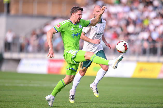 03.10.2026, Fussball, Saison 2026 2027, Testspiel, SC Austria Lustenau - FC Schalke 04, Janik Bachmann (FC Schalke 04) xRHR-FOTO YYx Copyright: KROEGER RHR-FOTOx RHR-FOTO YY