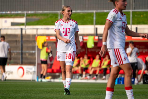 Deutschland: Google Pixel Frauen-Bundesliga 2026 2027, 6.Spieltag, 1.FC Köln vs SC Freiburg, Samstag, 03.10.2026, Franz-Kremer-Stadion (Köln-Westfalen): Sophie Nachtigall (1.FC Köln,30) während der Partie, Einzelfoto Köln Franz-Kremer-Stadion, Köln Deutschland Copyright: xOrhanxHabashx