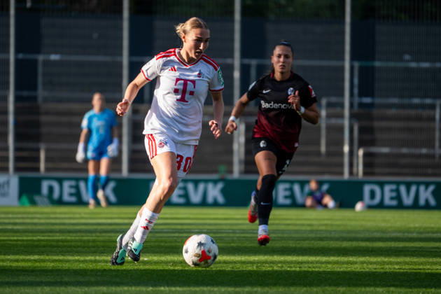 Deutschland: Google Pixel Frauen-Bundesliga 2026 2027, 6.Spieltag, 1.FC Köln vs SC Freiburg, Samstag, 03.10.2026, Franz-Kremer-Stadion (Köln-Westfalen): Sophie Nachtigall (1.FC Köln,30) in Aktion, am Ball Köln Franz-Kremer-Stadion, Köln Deutschland Copyright: xOrhanxHabashx