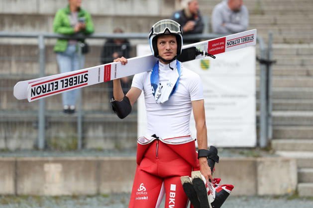 03.10.2026, Skispringen, Männer, FIS Continental Cup, Sommer Saison 2026, Einzelwettbewerb Gregor Deschwanden (SUI) Klingenthal Vogtland Arena Sachsen Deutschland