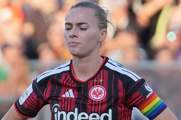 Deutschland: Fußball Google Pixel Frauen-Bundesliga 2026 2027, 6. Spieltag - SV Eintracht Frankfurt vs FC Bayern München - Am Brentanobad (Frankfurt): Laura Freigang (SGE, 10) Mimik, Gesichtsausdruck, Emotion Copyright: xTobiasxWentzellx