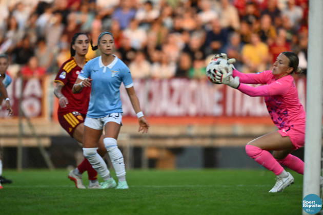SOCCER - Women s Serie A - AS Roma vs. SS Lazio Women Photo by IPA ABACAPRESS.COM89263839 - Sara Cetinja of S.S. Lazio during the Serie A Women s league match between Roma and Lazio, AS Roma vs. S.S. Lazio Women, Italian Serie A Women s soccer match in Rome, Italy, October 3, 2026 Rome Italy  Copyright: xIPAxSport ABACAx