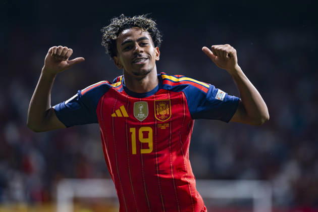 Spain v Czechia - UEFA Nations League 2026 27 Group A3 MD3 OVIEDO, SPAIN - OCTOBER 3: Lamine Yamal of Spain celebrates his goal during the UEFA Nations League 2026 27 group phase match between Spain and Czechia at Estadio Carlos Tartiere on October 3, 2026 in Oviedo, Spain. Oviedo Estadio Carlos Tartiere Oviedo Spain Copyright: xAlbertoxGardinx AGardin_20261003_Foot_Spa_Cze_0176