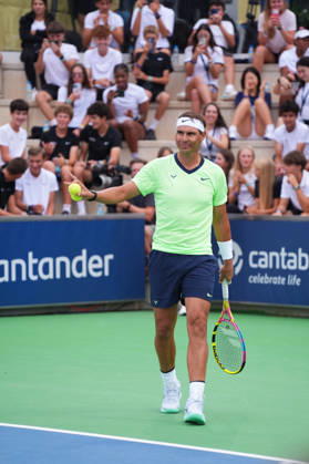 Nadal capitanea al Team Rafa y logra la victoria en el décimo aniversario de su academia Rafa Nadal durante el torneo, a 03 de octubre de 2026, en Manacor, Islas Baleares (Espana) RAFA NADAL;TORNEO;TENIS;MANACOR Organización 03 10 2026 Manacor Manacor Espana Copyright: xOrganizacionx 7818892
