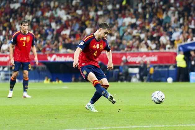 SOCCER- The UEFA Nations League 2026 27 group phase match between Spain and Czech Republic at Carlos Tartiere Stadium on October 03, 2026 in Oviedo, Spain. Ivan Fresneda of Spain during the UEFA Nations League 2026 27 group phase match between Spain and Czech Republic at Carlos Tartiere Stadium on October 03, 2026 in Oviedo, Spain. Oviedo Asturias Spain EDITORIAL USE ONLY Copyright: xx SENIS-CEBOLLAx xALFAQUIx dpphotos202327