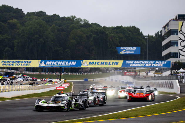 AUTO - IMSA - PETIT LE MANS 2026 60 BLOMQVIST Tom (gbr), BRAUN Colin (usa), DIXON Scott (nzl), Acura Meyer Shank Racing with Curb-Agajanian, Acura ARX-06, action, 93 PALOU Alex (esp), YELLOLY Nick (gbr), VAN DER ZANDE Renger (nld), Acura Meyer Shank Racing with Curb-Agajanian, Acura ARX-06, action, start of the race, depart, during the 2026 Motul Petit Le Mans, 11th round of the 2026 IMSA WeatherTech SportsCar Championship, from October 1 to 3, 2026 on the Michelin Raceway Road Atlanta in Braselton, Georgia, United States of America - BraseltonUnited States Copyright: xFabrizioxBoldonix