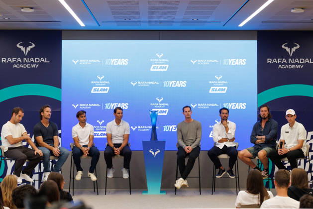 Rafa Nadal Academy Slam, part of the Rafa Nadal Academy 10th Anniversary celebrations at the Rafa Nadal Academy Featuring: Rafael Nadal, Andy Murray When: 03 Oct 2026 Credit: Alex Cropper Cover Images EDITORIAL USE ONLY. NOT FOR USE BY NEWSPAPERS BASED IN THE UK. Copyright: xx coverimg56074173