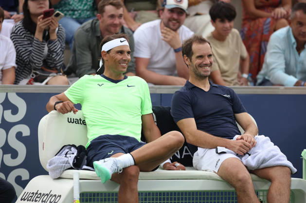 Rafa Nadal Academy Slam, part of the Rafa Nadal Academy 10th Anniversary celebrations at the Rafa Nadal Academy Featuring: Rafael Nadal and Richard Gasquet Where: Manacor, Balearic Islands, Spain When: 03 Oct 2026 Credit: Alex Cropper Cover Images EDITORIAL USE ONLY. NOT FOR USE BY NEWSPAPERS BASED IN THE UK. Copyright: xx coverimg56074158