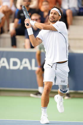 Rafa Nadal Academy Slam, part of the Rafa Nadal Academy 10th Anniversary celebrations at the Rafa Nadal Academy Featuring: Fabio Fognini Where: Manacor, Balearic Islands, Spain When: 03 Oct 2026 Credit: Alex Cropper Cover Images EDITORIAL USE ONLY. NOT FOR USE BY NEWSPAPERS BASED IN THE UK. Copyright: xx coverimg56074159