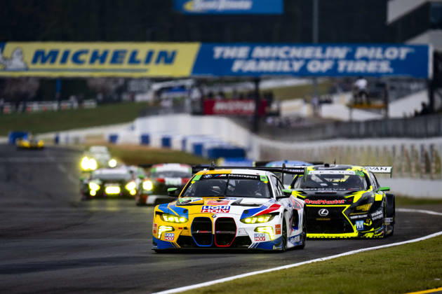 AUTO - IMSA - PETIT LE MANS 2026 96 FOLEY Robby (usa), GALLAGHER Patrick (usa), SELLDORFF Francis (usa), Turner Motorsport, BMW M4 GT3 Evo, action during the 2026 Motul Petit Le Mans, 11th round of the 2026 IMSA WeatherTech SportsCar Championship, from October 1 to 3, 2026 on the Michelin Raceway Road Atlanta in Braselton, Georgia, United States of America - BraseltonUnited States Copyright: xFabrizioxBoldonix