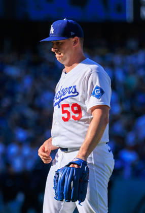 October 3, 2026, Los Angeles, California, USA: Closer Evan Phillips 59 of the Los Angeles Dodgers during a NLDS Game 1 against the Atlanta Braves on Saturday October 3, 2026 at Dodger Stadium in Los Angeles, California. JAVIER ROJAS PI Los Angeles USA - ZUMAp124 20261003_zaa_p124_020 Copyright: xJavierxRojasx