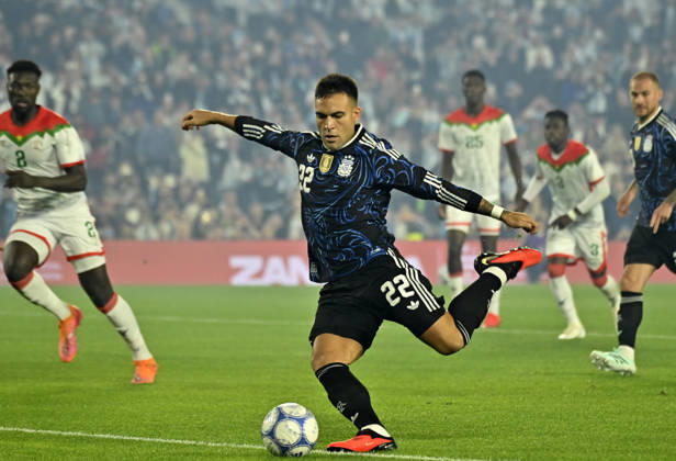 Lautaro Martinez Argentina vs Burkina Faso Foto: FOTOBAIRES Amistoso. Copyright: xjuanbaezphxJUANxMANUELxBAEZx