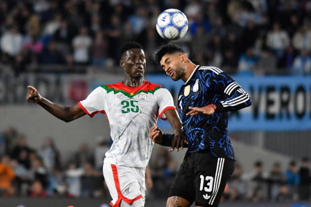 Cristian Romero Argentina vs Burkina Faso Foto: FOTOBAIRES Amistoso.