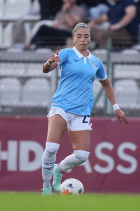 Lazio™s Eleonora Goldoni during the Serie A Women soccer match between Roma and Lazio at the Rome s Tre Fontane stadium, Italy - Saturday October 3, 2026 - Soccer ( Photo by Alfredo Falcone LaPresse ) Copyright: xAlfredoxFalcone LaPressex