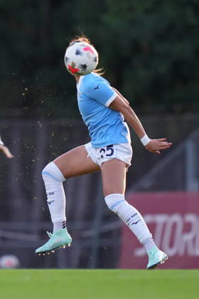 Lazio™s Eleonora Goldoni during the Serie A Women soccer match between Roma and Lazio at the Rome s Tre Fontane stadium, Italy - Saturday October 3, 2026 - Soccer ( Photo by Alfredo Falcone LaPresse ) Copyright: xAlfredoxFalcone LaPressex