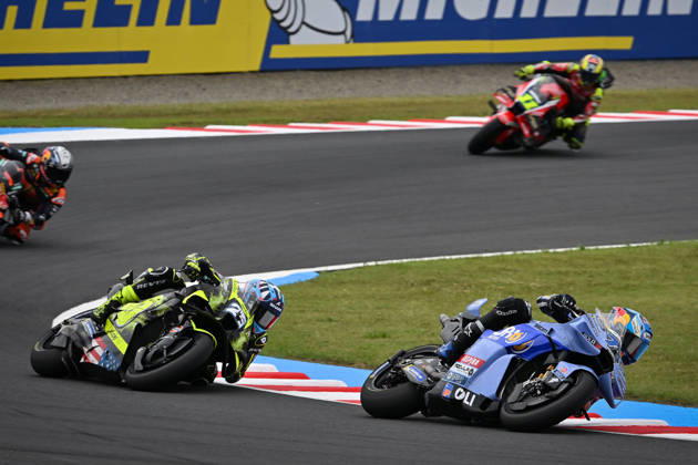 MOTO - MOTO GP - GRAND PRIX OF JAPAN 2026 73 MARQUEZ Alex (spa), BK8 Gresini Racing MotoGP, Ducati Desmosedici GP26, action with 25 FERNANDEZ Raul (spa), Trackhouse MotoGP Team, Aprilia RS-GP26 during the 2026 MotoGP Motul Grand Prix of Japan on the Twin Ring Motegi Circuit from October 2 to 4th, At Motegi, Japan - MotegiJapan  Copyright: xGIGIxSOLDANOx