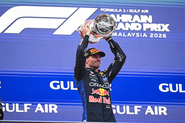 F1 - BAHRAIN GRAND PRIX IN MALAYSIA 2026 Podium, VERSTAPPEN Max (nld), Red Bull Racing Ford RB22, portrait during the 2026 Formula 1 Bahrain Grand Prix in Malaysia, 16th round of the 2026 Formula One World Championship, WM, Weltmeisterschaft from October 2 to 4, 2026 on the Sepang International Circuit, in Sepang, Malaysia - SepangMalaysia  Copyright: xDPPIx