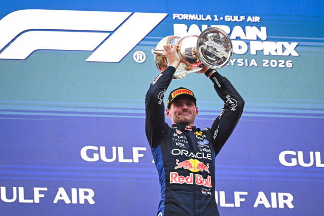 F1 - BAHRAIN GRAND PRIX IN MALAYSIA 2026 Podium, VERSTAPPEN Max (nld), Red Bull Racing Ford RB22, portrait during the 2026 Formula 1 Bahrain Grand Prix in Malaysia, 16th round of the 2026 Formula One World Championship, WM, Weltmeisterschaft from October 2 to 4, 2026 on the Sepang International Circuit, in Sepang, Malaysia - SepangMalaysia  Copyright: xDPPIx